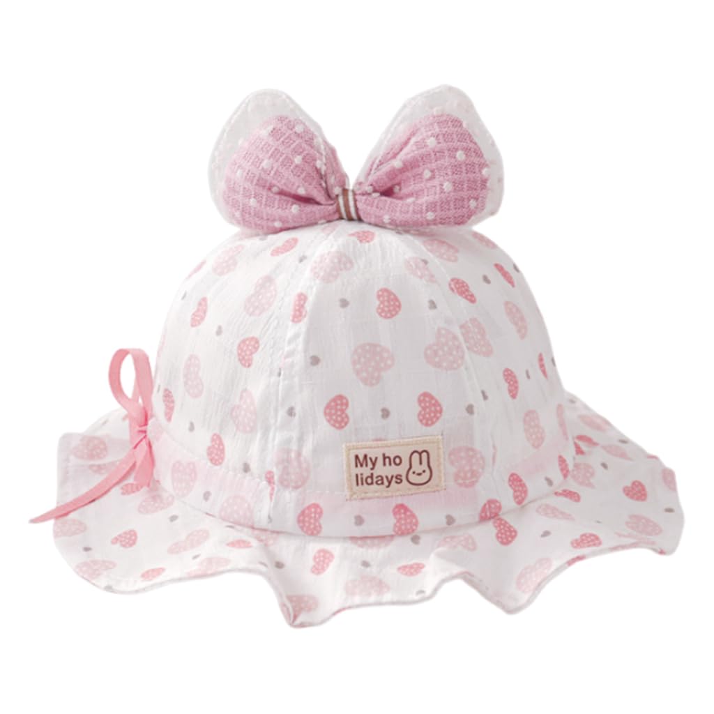 SNOWIE SOFT Baby Sun Hat Toddler Girls Sun Cap Breathable Cotton Sun Cap Bucket Hat Cute Bow Wide Brim Baby Girls Hat Birthday Gift for Girls 6-18 Months SNOWIE SOFT Baby Sun Hat Toddler Girls Sun Cap Breathable Cotton Sun Cap Bucket Hat Cute Bow Wide Brim Baby Girls Hat Birthday Gift for Girls 6-18 Months